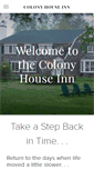 Mobile Screenshot of colonyhouseinn.com